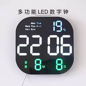 Creative Wall Clock Home Decor Wall Watch For Living Room Clock Wall Art Digital Digital Smart Simple Large Screen Clock Luminous Mute Wall Watch For Living Room Clock Wall Art