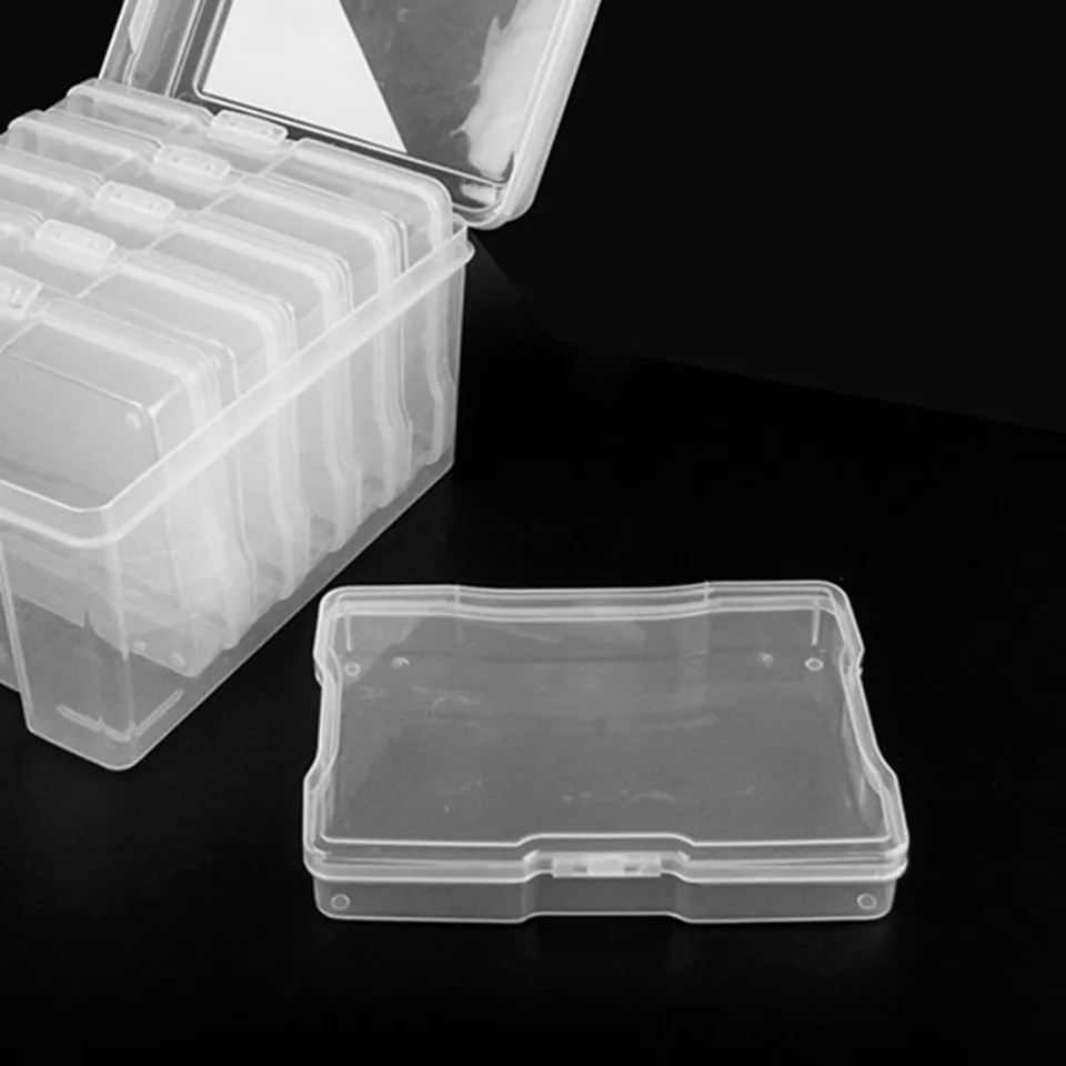 Fityle 5x7 inch Photo Storage Box High-quality Plastic Craft Organizer