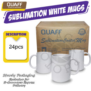 Magic photo PROMO 24pcs/box QUAFF Coated Sublimation White Mug 11OZ
