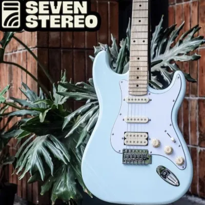 Legacy EG102 EG-102 EG 102 HSS Stratocaster Electric Guitar Gitar Elektrik Strato - Olympic White