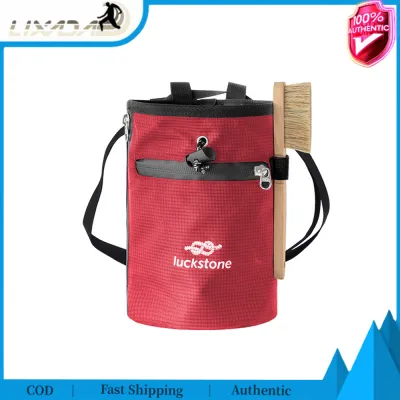 LixadaMagnesium Powder Storage Bag Climbing Chalk Bag with Brush