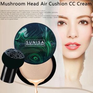 SUNISA Mushroom Head Air Cushion BB CC Cream Makeup+Mushroom Sponge Sunisa - Jass Buys