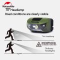 Naturehike LED Headlamp Camping Hiking Headlight Ultralight Head Lamp Light 4 Modes Flashlight SOS Emergency Red Light 60° Adjustable IP66 Waterproof 2 AAA Battery Nature Hike. 