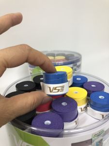 Sỉ 60chiếc/1 HỘP Quấn cán vợt cầu lông VS êm thấm mồ hôi có vân bám nilong bọc ngoài