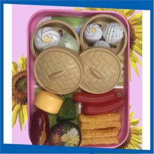 Đồ chơi khay thực phẩm - Các loại bánh - Đồ chơi nấu ăn 17 chi tiết cho trẻ em