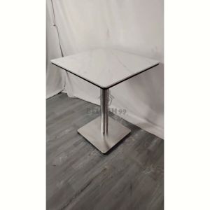 Belilah Dining Table Sintered Stone Matte Surface Meja Makan Cafe Restaurant Modern Luxury Design