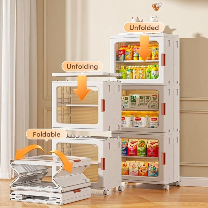 Goody%2037cm%20Wide%20Gap%20Storage%20Cabinet%20Foldable%20Storage%20Cabinet%20Organizer%20Locker%20Magnetic%20Plastic%20Cabinet%20Storage%20-%20Image%203