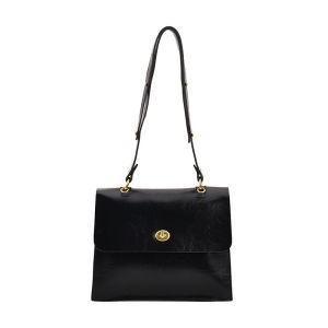 Korean-style envelope bag for women autumn/winter collection with a lock closure retro design versatile casual tote bag large capacity trendy