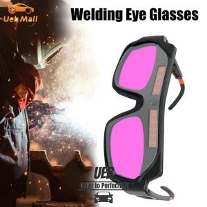[UEB Mall]Automatic Dimming Welding Protective Goggles Anti-glare Safety Eye Protection Glasses Solar Professional Welding Tools