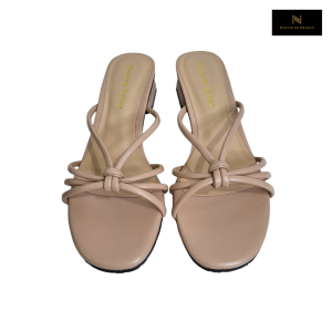 Nicholas Edison Heel Yafa Sandal Block Heels Slip on Terbaru