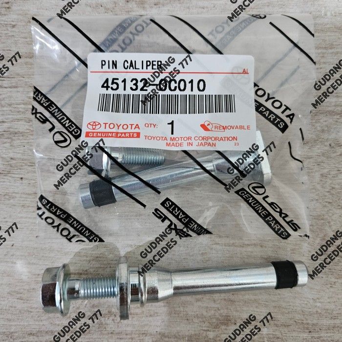 BAUT CALIPER PIN KALIPER TOYOTA INNOVA 45132-0C010 ORIGINAL | Lazada ...