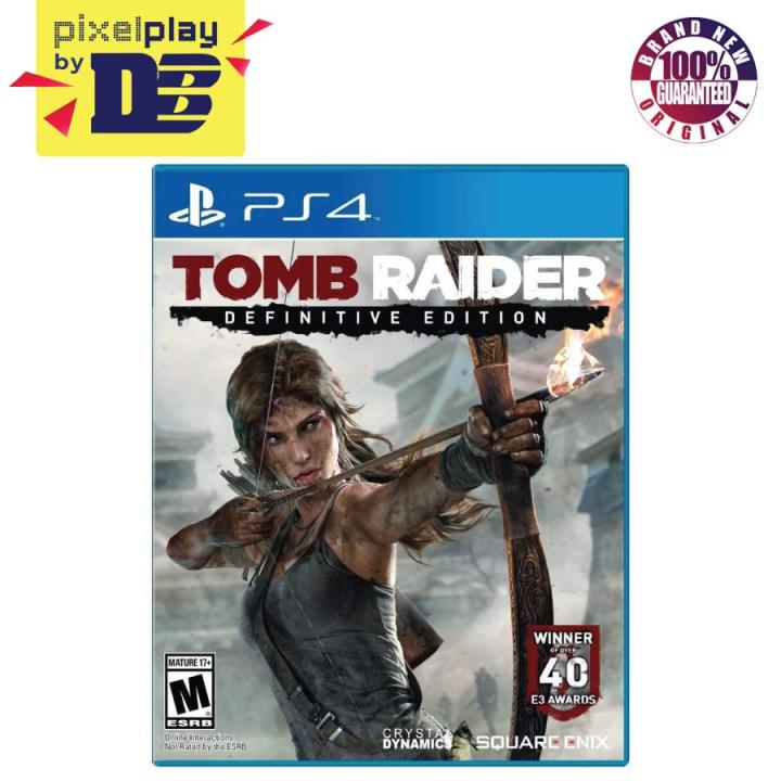 PS4 Tomb Raider Definitive Edition Next Gen Action-Adventure Game