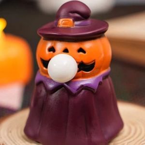 TUS Cartoon Pumpkin Ghost Pinch Ball Creative Fidget Toy Hallowen Pumpkin Ornament Squeeze-and-Joy Decoration Slow Rebound Squeeze Toys Halloween Prank