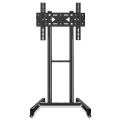 [ขาตั้งทีวี รุ่นใหม่!!] HTD TV Stand ขาตั้งทีวี ขาตั้งทีวีแบบตั้งพื้น ตั้งพื้น ขาตั้งมีชั้นวาง มีล้อเลื่อน ขาแขวนทีวีตั้งพื้น รองรับจอขนาด 32-55 นิ้ว รองรับน้ำหนักได้ถึง 25 กิโลกรัม รุ่น KM-1000. 