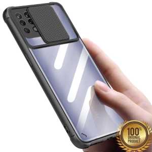 Hard Case OPPO A95 4G / OPPO A74 4G Terbaru Hard Case Fusion Transparan Slide Camera Protection Casing Premium