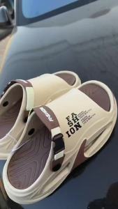 Luxurious And Soft MenS Sandals 2025 New Model Thick-Soled Non-Slip Outdoor Driving Dual-Purpose Beach Shoes