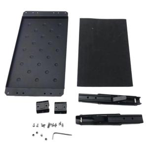 Expandable Magnetic Work Tray For Tool Organization Foldable Side Mount Tray Quick Detach Design Aluminum Construction