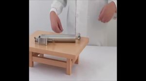 btnx Oversized 304 Stainless Steel Dough Roller for Home And Commercial Use - Perfect for Making Baozi And Dumpling Wrappers 5Y6Z3