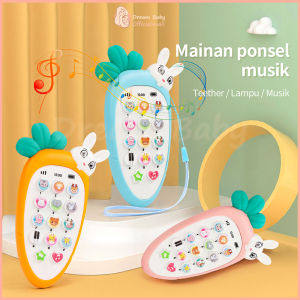 DreamBaby Mainan Ponsel Bayi /Telepon Pendidikan Awal dengan Lampu Musik