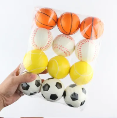 CHAINSTORE 1pc Anti Stress Relief Hand Therapy Squeeze Ball (something round) (we ship random design )