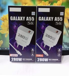 Charger SAM GALAXY A55 5G 280W Fast Charger Support Fast Charging