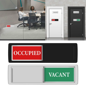 Convenient Room Status Indicators Occupied/Vacant Door Signs Avoid Disturbances Do Not Disturb Sign Room Status Sign