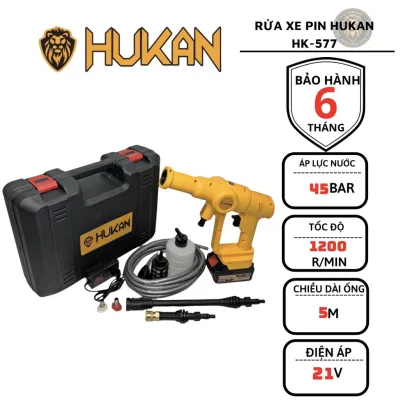 Máy Rửa Xe Pin HUKAN HK-577 Đa Năng Chân Pin Phổ Thông Tiện Lợi