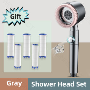 Purifying 5 Mode High Pressure Massage Detachable Filter Cartridge Multifunction Handheld Shower Head HDB BTO