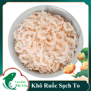 Khô Ruốc Tép Biển Khô Con To trọng lượng 1KG 500GR- Vựa Khô Phi Yến