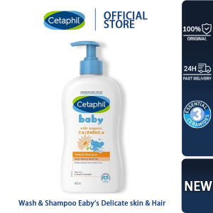 Cetaphil Baby Gentle Wash & Shampoo พร้อมหัวปั๊ม 400ML EXP:2027