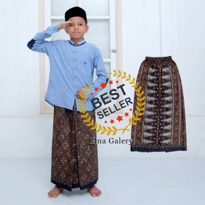 Sarung Anak Instan Model Rok Untuk Usia 2-10 Tahun Motif Batik pekalongan Kain Halus adem tidak terawang