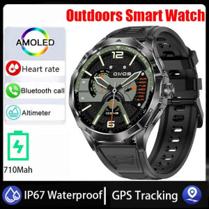 Smartwatch Outdoor Watch 710mAh Battery HD Bluetooth Waterproof Men 1.85" AMOLED Smart Watch