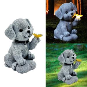 Ngoài trời động vật năng lượng mặt trời tượng vườn bên ngoài decors với đèn năng lượng mặt trời tân gia quà tặng độc đáo đồ trang trí vui vườn năng lượng mặt trời