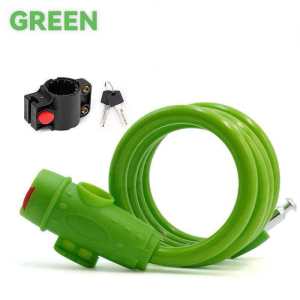 Mountain bike lock combination lock anti-theft highway cable lock fixed childrens bicycle universal 10x1100mm