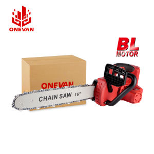 ONEVAN 16 Inch 7980W Cordless Chainsaw Electric Cutting Sawing Brushless Chainsaw Woodworking Garden Tools For Makita 18V Battery