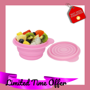 Origins Home Silicone Collapsible Kids Storage Bowl by Lexnfant for Storing Food