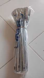 SODET SPATULA LUBANG / SODET MASAK STAINLESS SERBAGUNA LUBANG / SODET TANPA SAMBUNGAN LUBANG 1 LUSIN