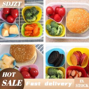 SDJZT 4 Pcs Silicone Lunch Box Dividers Bento Bundle Lunch Box Dividers For Kids Lunch Accessories