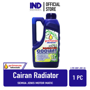 Super-Air-Water-Cairan-Cair Radiator Cool-Coolant Merah-Red-Green-Hijau 1l-1 Liter Merk Petroasia-Petro Asia