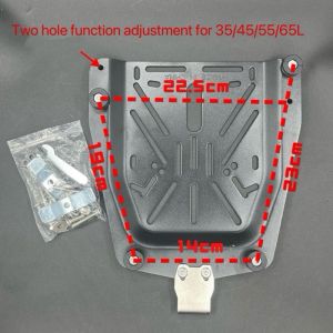 45L/55L/65L Tatakan Box Motor Touring Motowolf Baseplate Box Base Plate Box Motor