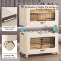 (Easy Installation)SIV 2-5 Tiers Foldable Drawer Cabinet Folding Storage Box Collapsible Organize. 