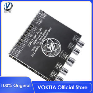 [100% Original New HOT ]VOKTTA XY-S350H 220WX2+350W 2.1 Channel TPA3251 5.1 Bluetooth Power Amplifier Board Module High and Bass Subwoofer DC12-38V/10A Supports Sinilink-APP Audio Decoder Board XYS350H Audio Power Amplifier Board