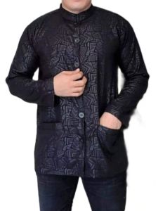ANNUR BAJU KOKO PRIA HAIBAH EMBOS SULTAN LENGAN PANJANG HABAIB MAROON