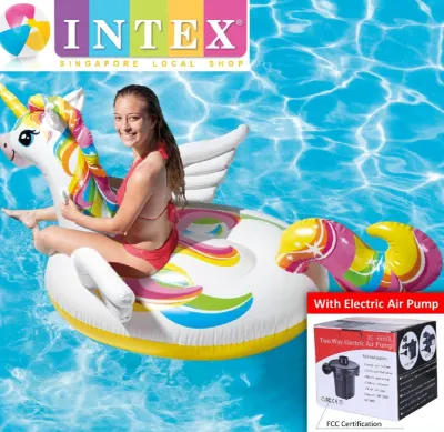 INTEX Unicorn Ride-On Inflatable Pool Float