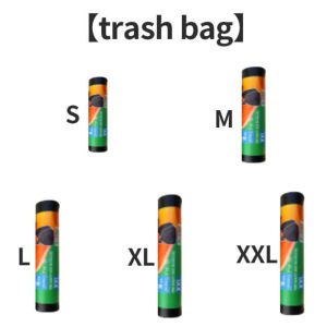 100PCS Garbage Bag Thickened Trash Bag Kitchen Garbage Bag Plastic Bag