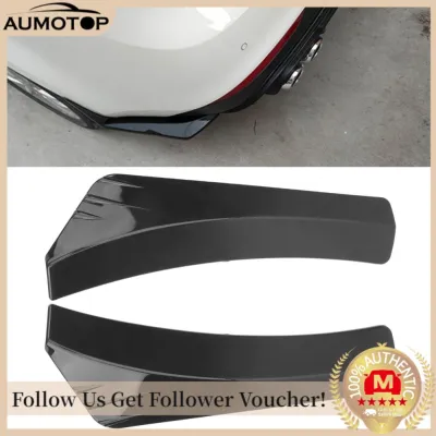 AUMOTOP Cản trước cản trước phong cách Canards Universal 2 chiếc cho ô tô