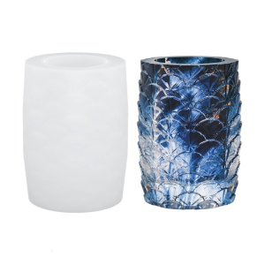 Linh hoạt Silicone planter khuôn 3D họa tiết hoa nhựa kẹp giữ bút khuôn trong nhà tự làm trang trí vườn crafting công cụ