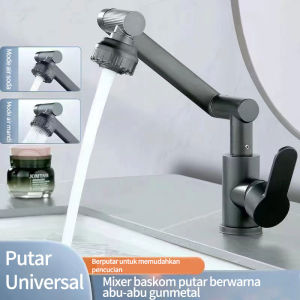 2 Mode Keran Angsa Fleksibel - Keran Pencuci Piring Hujan Terbang - Di Dinding Keran Wastafel Dapur Drat 1/2 Inc