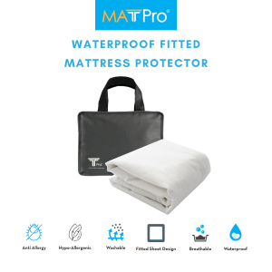 MATTPro® Waterproof Mattress Protector/Free Delivery/Fully Fitted/ Anti Dust Mite/up to 30cm/12 inch