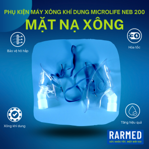 Phụ kiện mặt nạ xông khí dung máy Microlife NEB 200 - Người lớn & trẻ